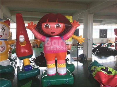 custom advertising inflatables inflatable Dora cartoon BY-AD-027